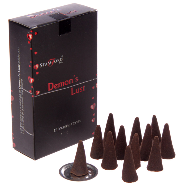 Stamford Black Incense Cones - Demon's Lust - Click Image to Close