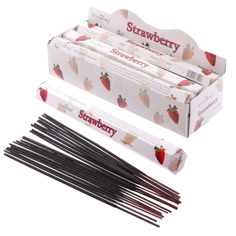 Box of 20 Strawberry Incense Sticks Box of 20 Strawberry Incense Sticks