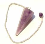 Amethyst Hexagonal Cut Pendulum