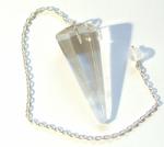 Clear Quartz Hexagonal Cut Pendulum - Click Image to Close