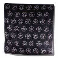 Black Pentacle Design Altar Cloth 40" x 40" Black Pentacle Design Altar Cloth 40" x 40"