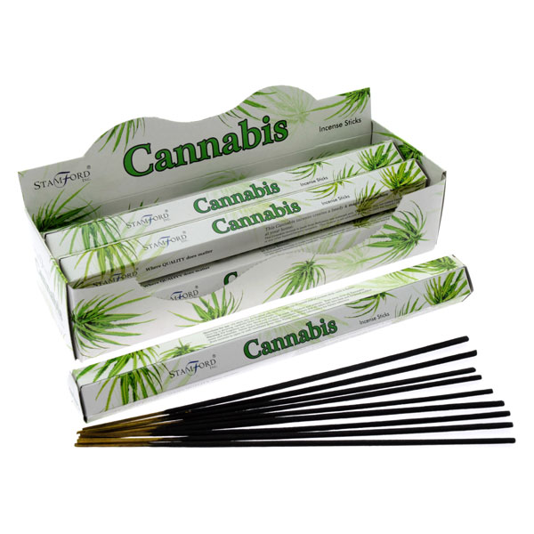 Box of 20 Cannabis Incense Sticks